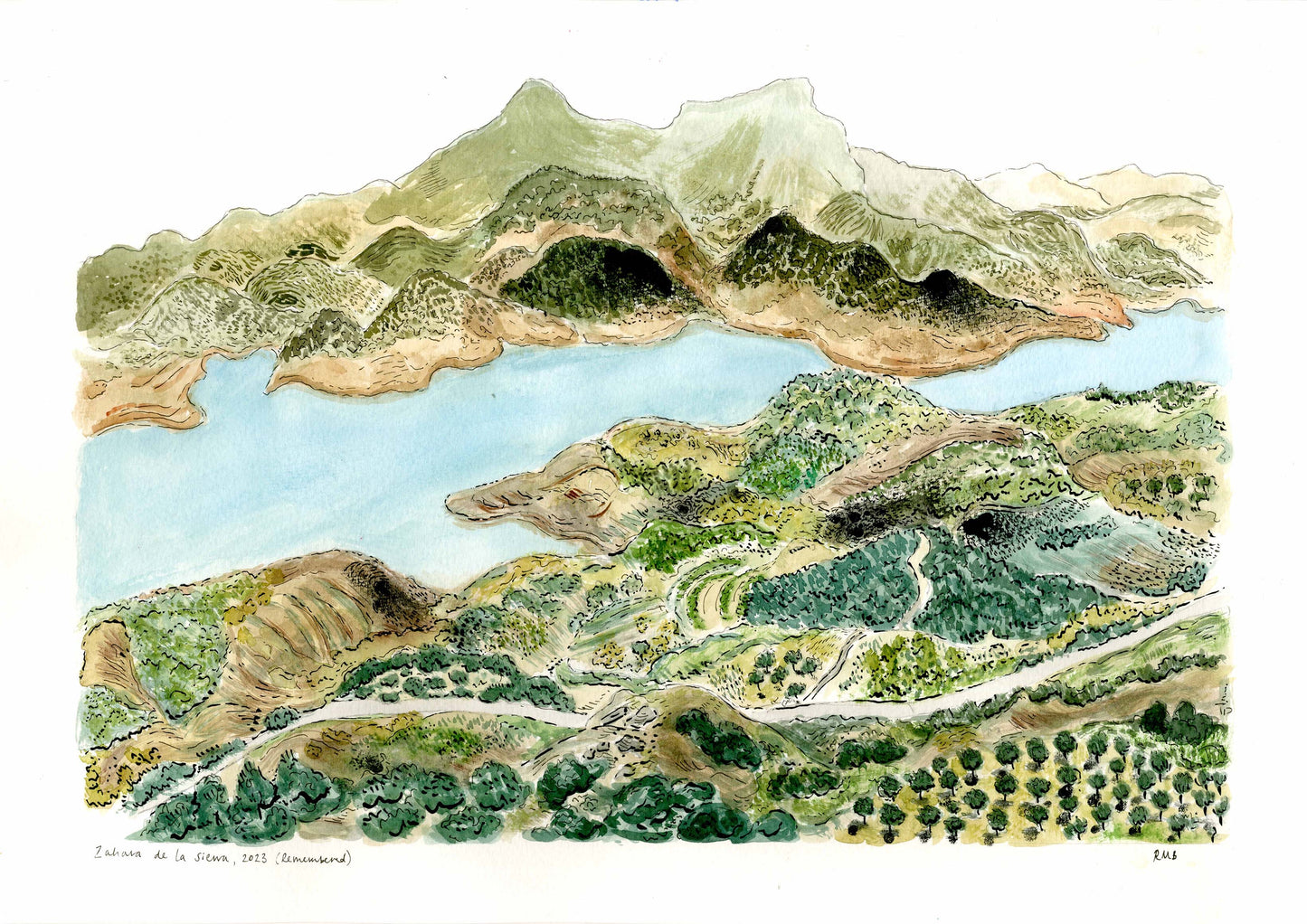 Zahara de la Sierra (remembered)